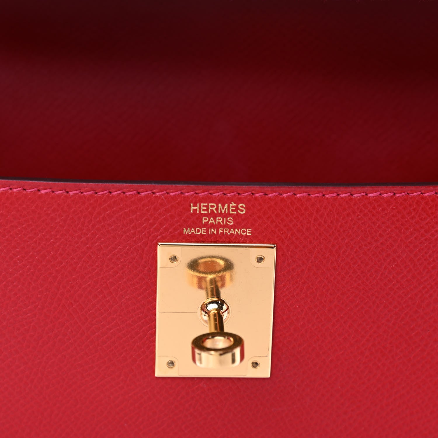 Hermes Epsom Kelly Sellier 28 Rouge Casaque 8 of 12