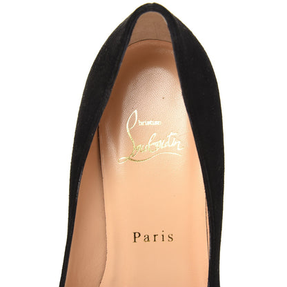 Christian Louboutin Suede Patent Geo 45 Pumps 38.5 Black 6 of 9