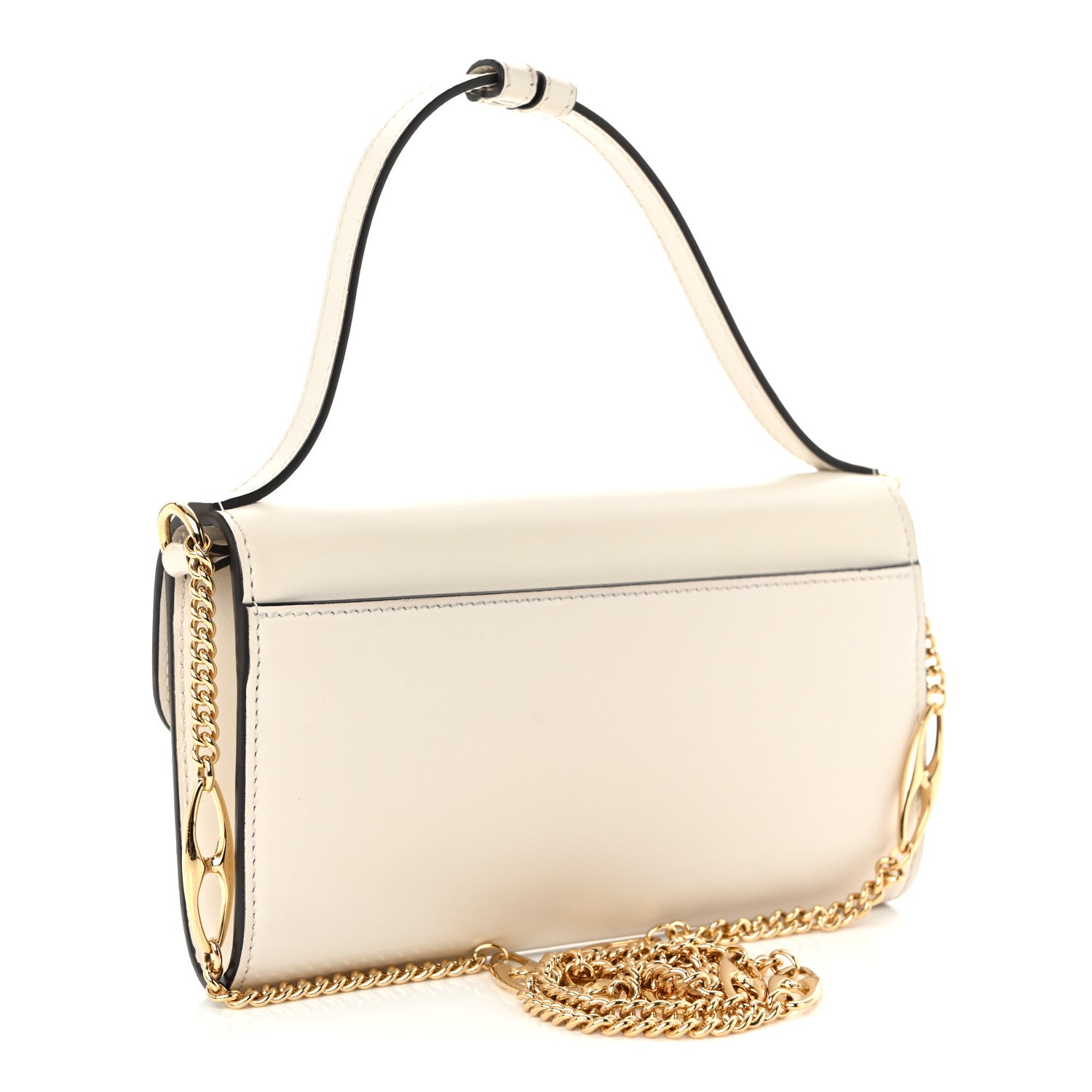 Gucci Smooth Calfskin Mini Zumi Shoulder Bag White 3 of 11