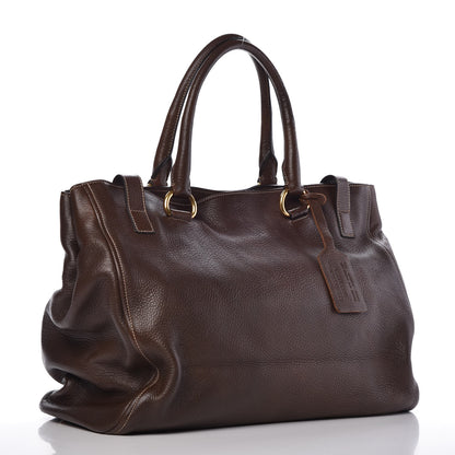 Prada Cervo Shopping Tote Bruciato 3 of 10