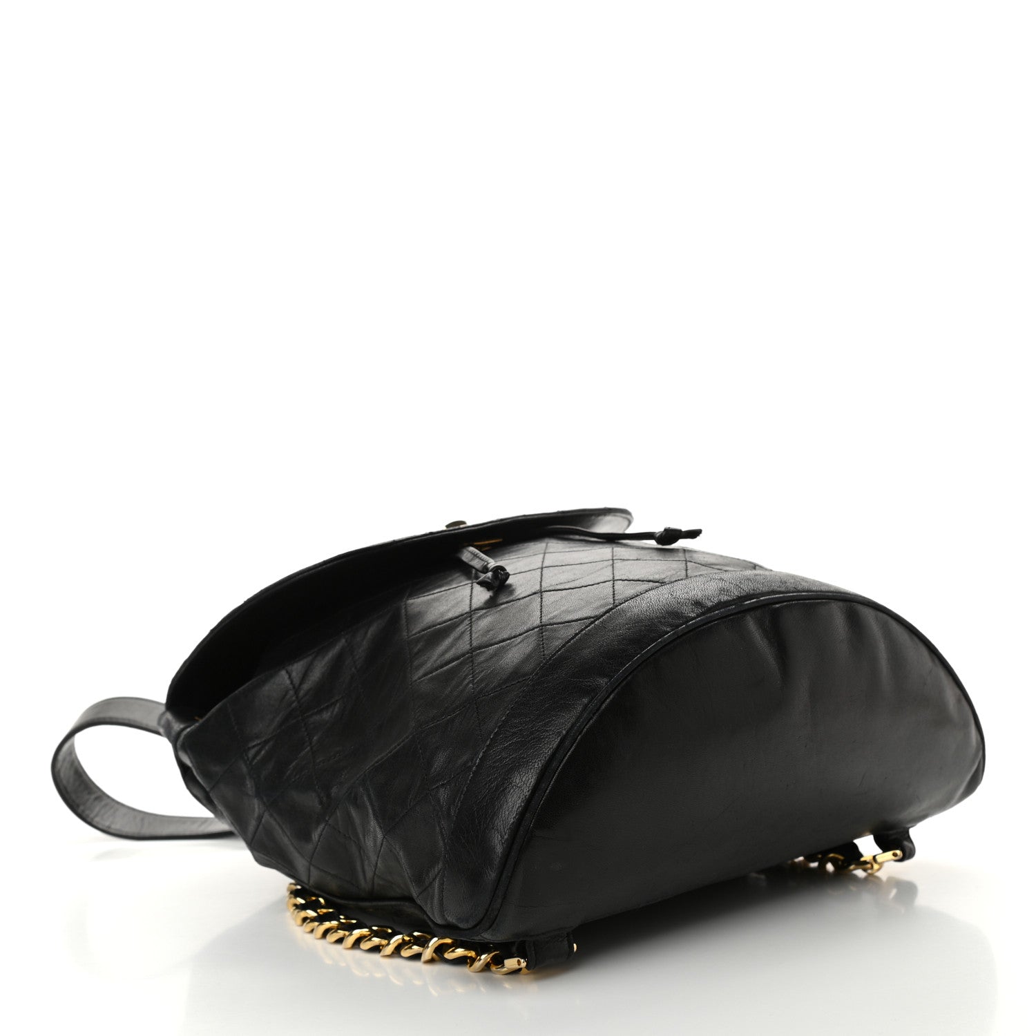 Chanel Lambskin Quilted Backpack Black 3 of 11