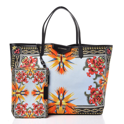 Givenchy Canvas Calfskin Birds of Paradise Print Antigona Tote 3 of 7