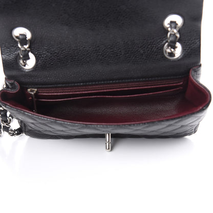 Chanel Caviar Quilted Mini Rectangular Flap Black 5 of 14