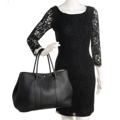 Hermes Fjord Garden Party Tote 36 MM Black 2 of 12