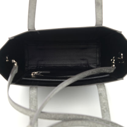 Balenciaga Glitter Calfskin XXS Everyday Tote Silver 5 of 15