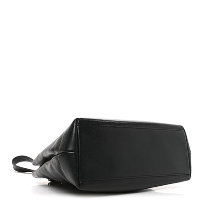 Chanel Caviar Large CC Shoulder Bag Black 4 of 9