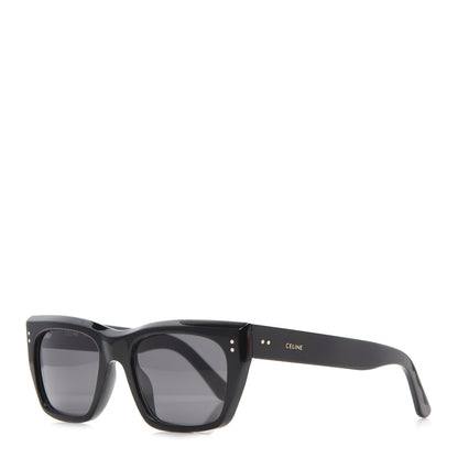 Celine Acetate Polarized Rectangular Sunglasses CL40082I Black 1 of 7