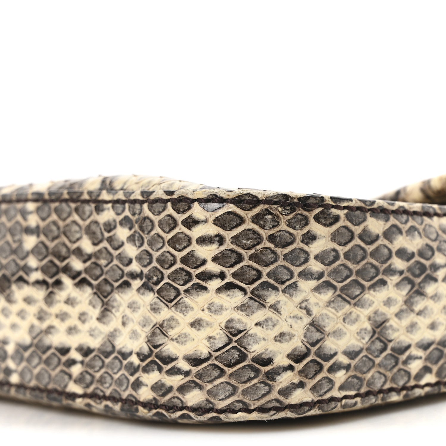 Fendi Snakeskin Baguette Natural 9 of 10