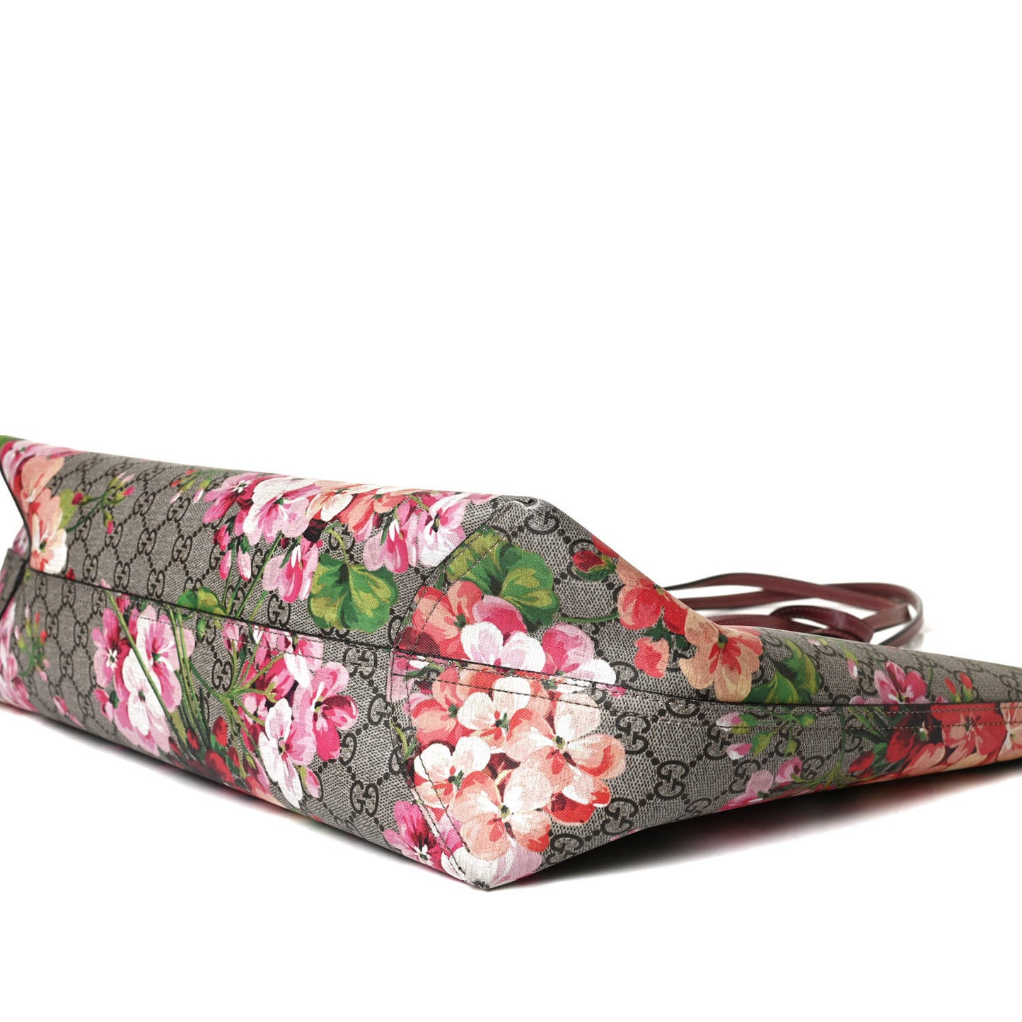 GG Supreme Monogram Blooms Large Reversible Tote Beige Multicolor Dry Rose