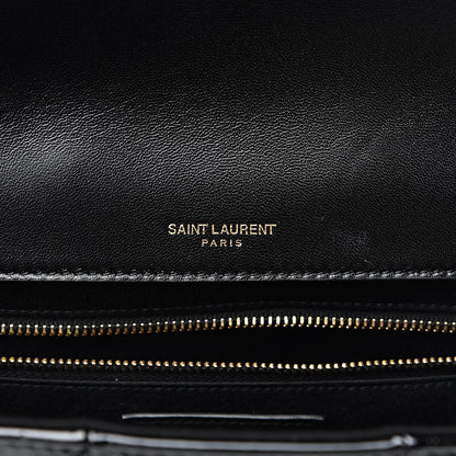Saint Laurent Patent Patchwork Monogram Large Jamie Black 6 of 10