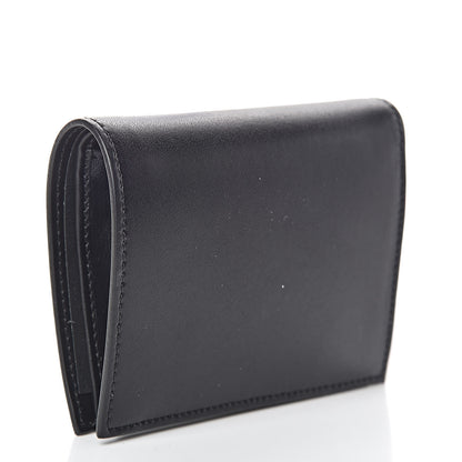 Fendi Vitello Liberty Lucido F is Fendi Compact Bi-Fold Wallet Black 3 of 7