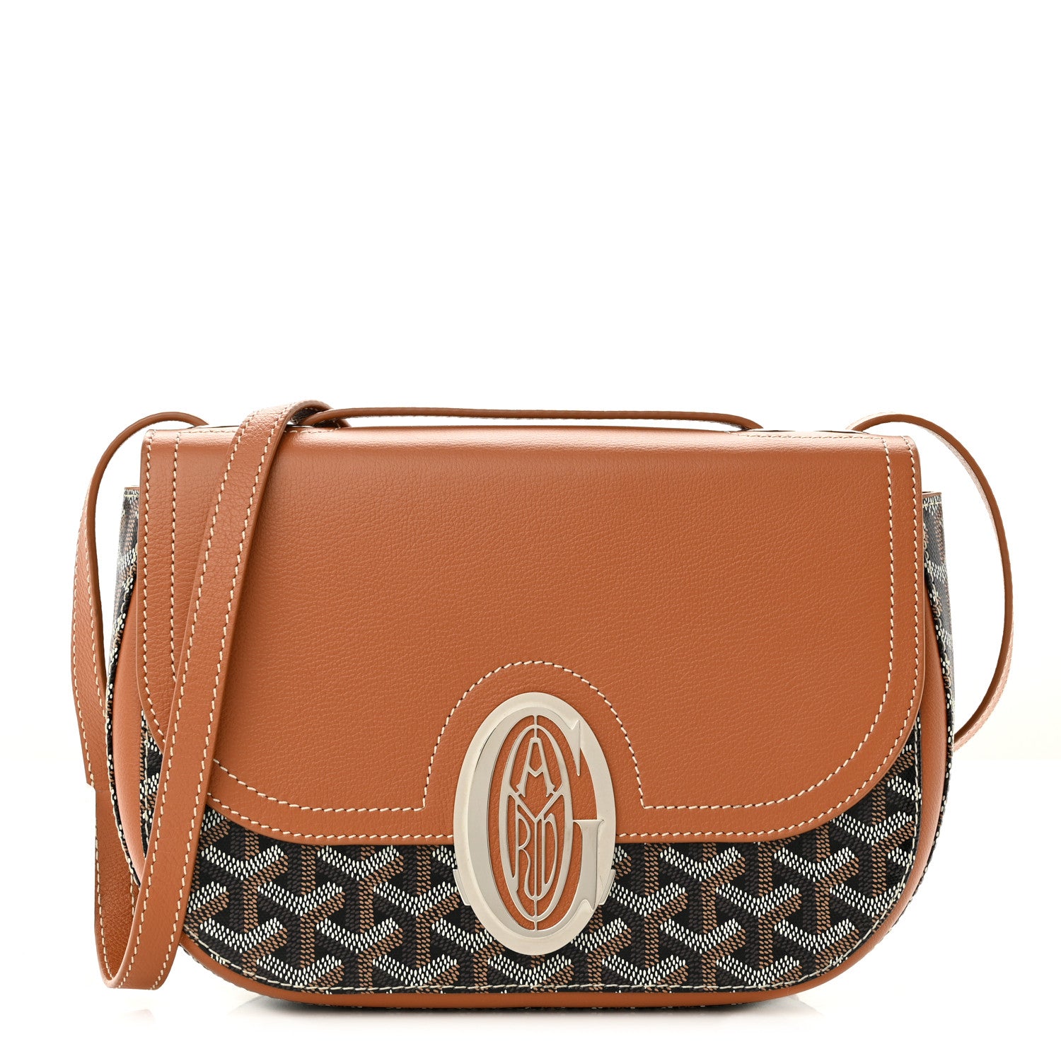 Goyard Goyardine 233 PM Shoulder Bag Black Gold 1 of 10