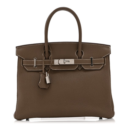 Hermes Togo Birkin 30 Etoupe 1 of 10
