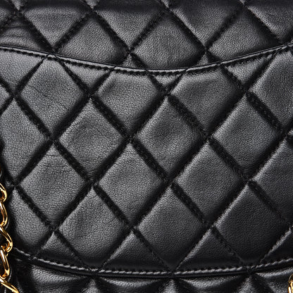 Chanel Lambskin Quilted Medium Double Flap Black 11 of 18