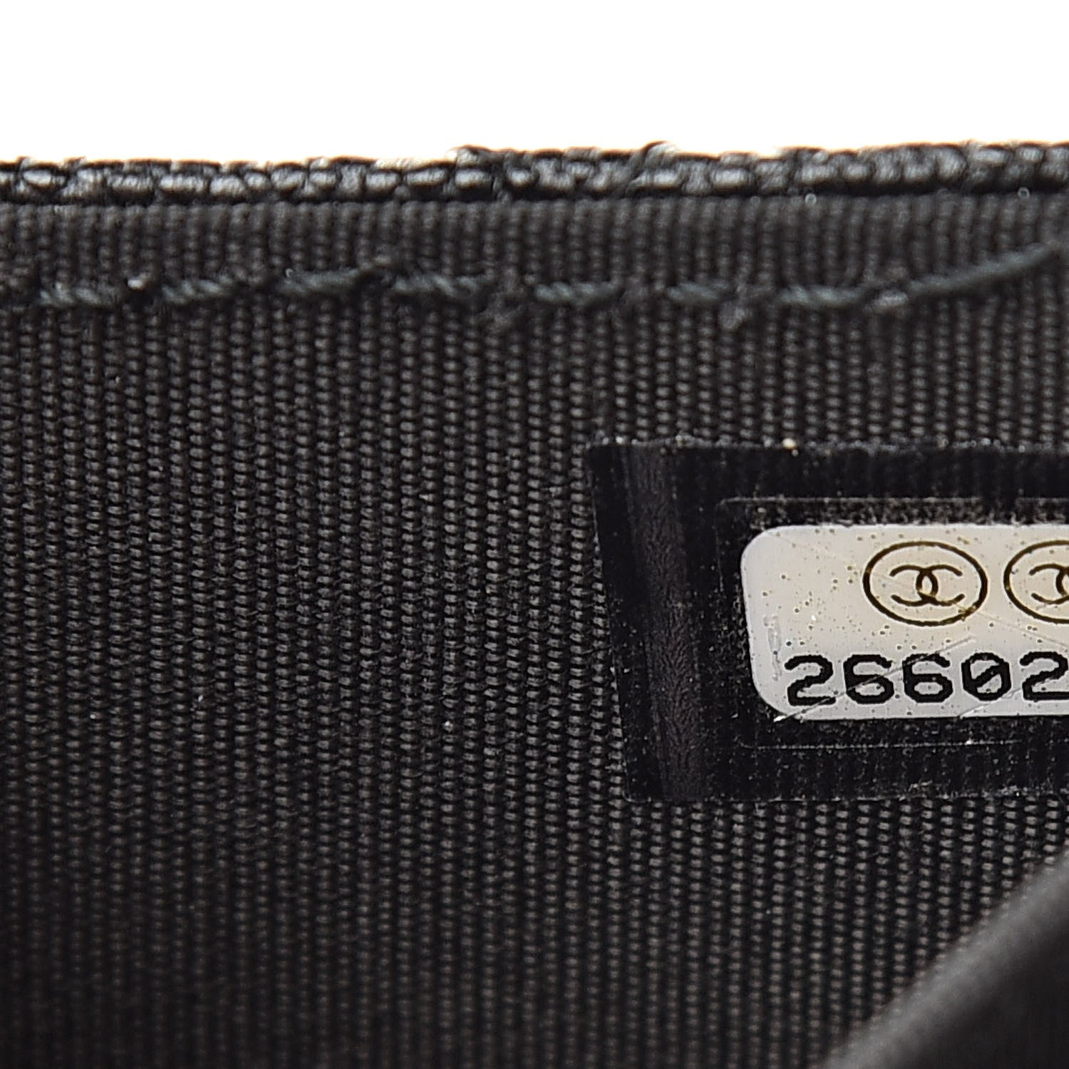 Chanel Caviar Quilted Boy Flap Card Holder Black 8 of 9
