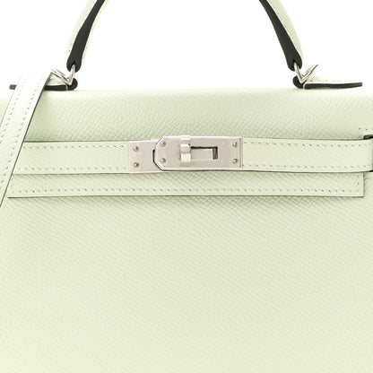 Hermes Epsom Mini Kelly Sellier 20 Vert Fizz 8 of 10