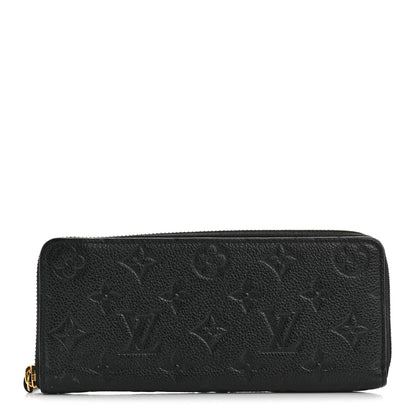 Louis Vuitton Empreinte Clemence Wallet Black 1 of 10