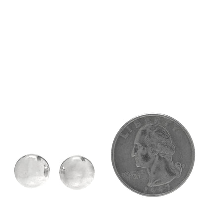 Tiffany Sterling Silver 10mm HardWear Ball Earrings 2 of 3