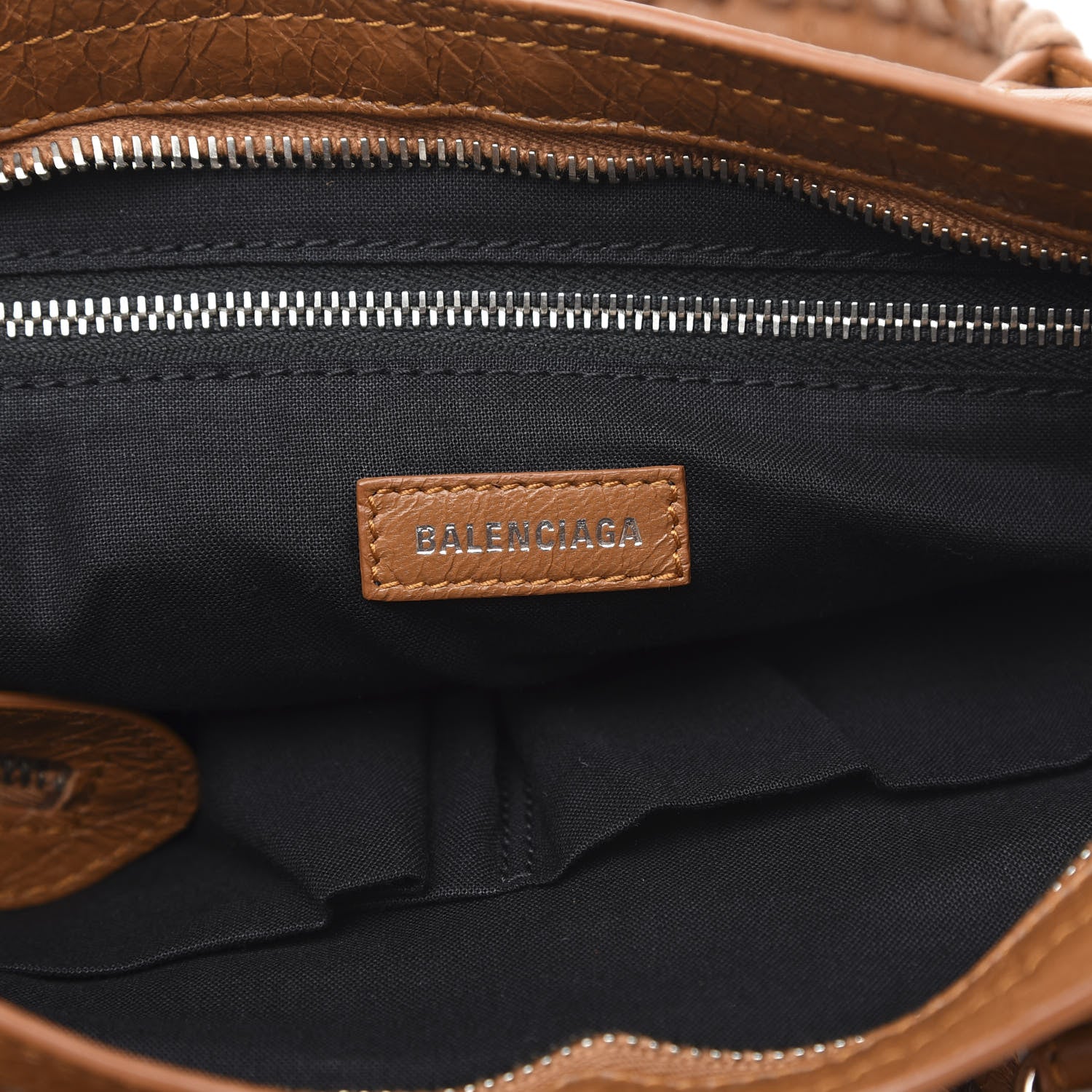 Balenciaga Agneau Classic Silver Hardware S City Camel 6 of 8