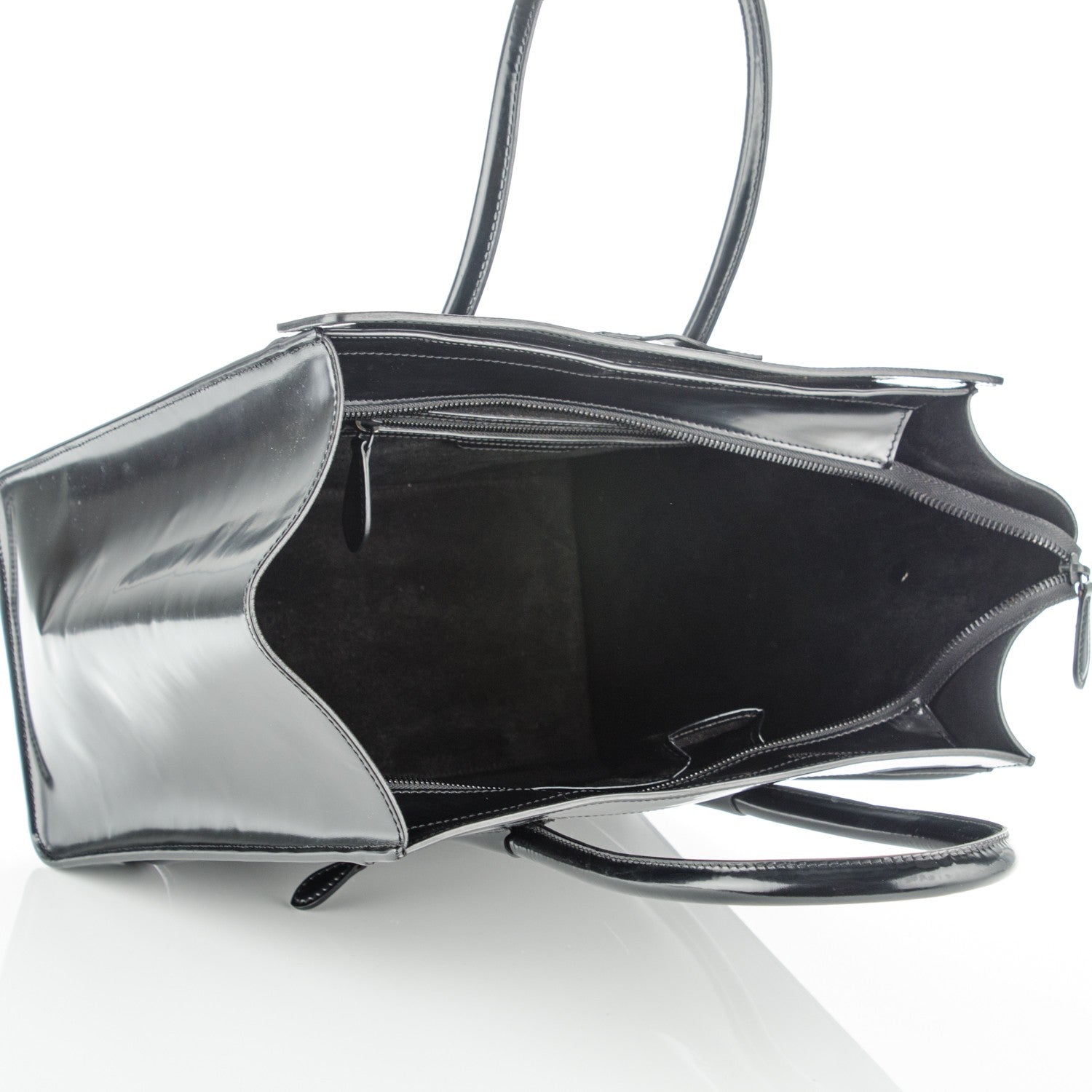 Celine Spazzolato Calfskin Small Luggage Black 5 of 7