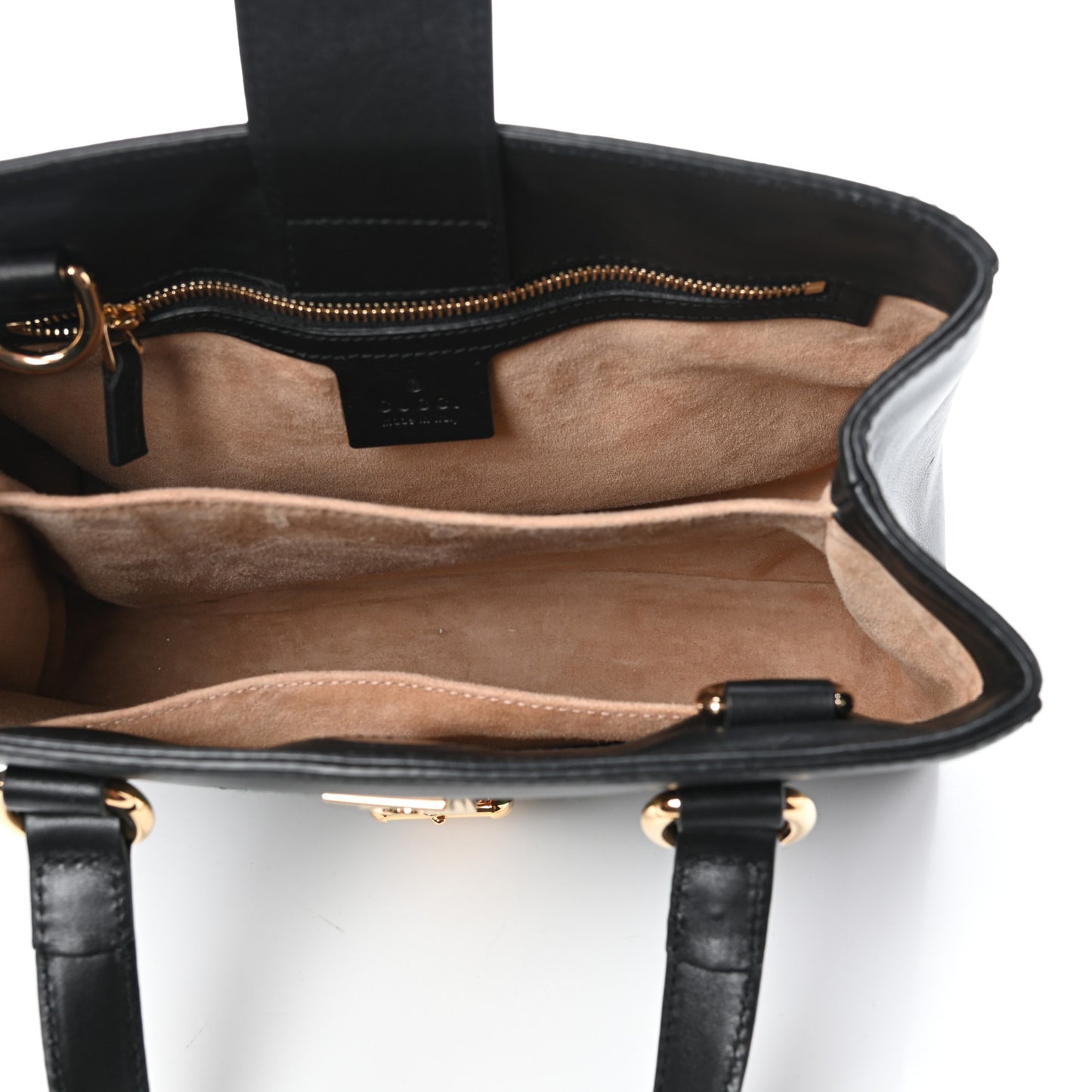 Calfskin Medium Sylvie Top Handle Tote Black