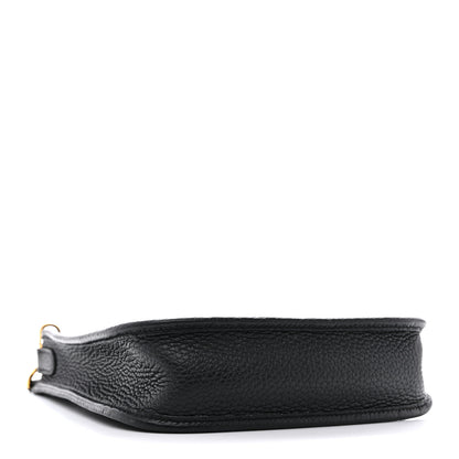 Hermes Taurillon Clemence Evelyne TPM Black 4 of 13