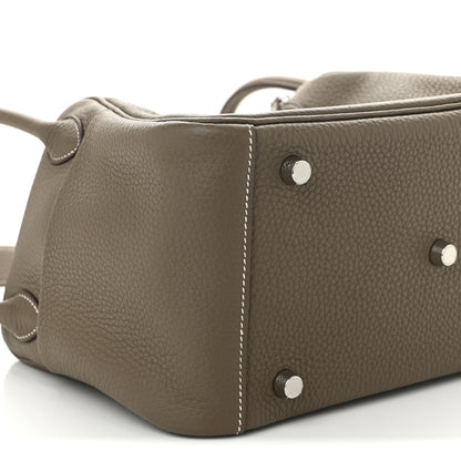 Hermes Taurillon Clemence Lindy 26 Etoupe 9 of 11