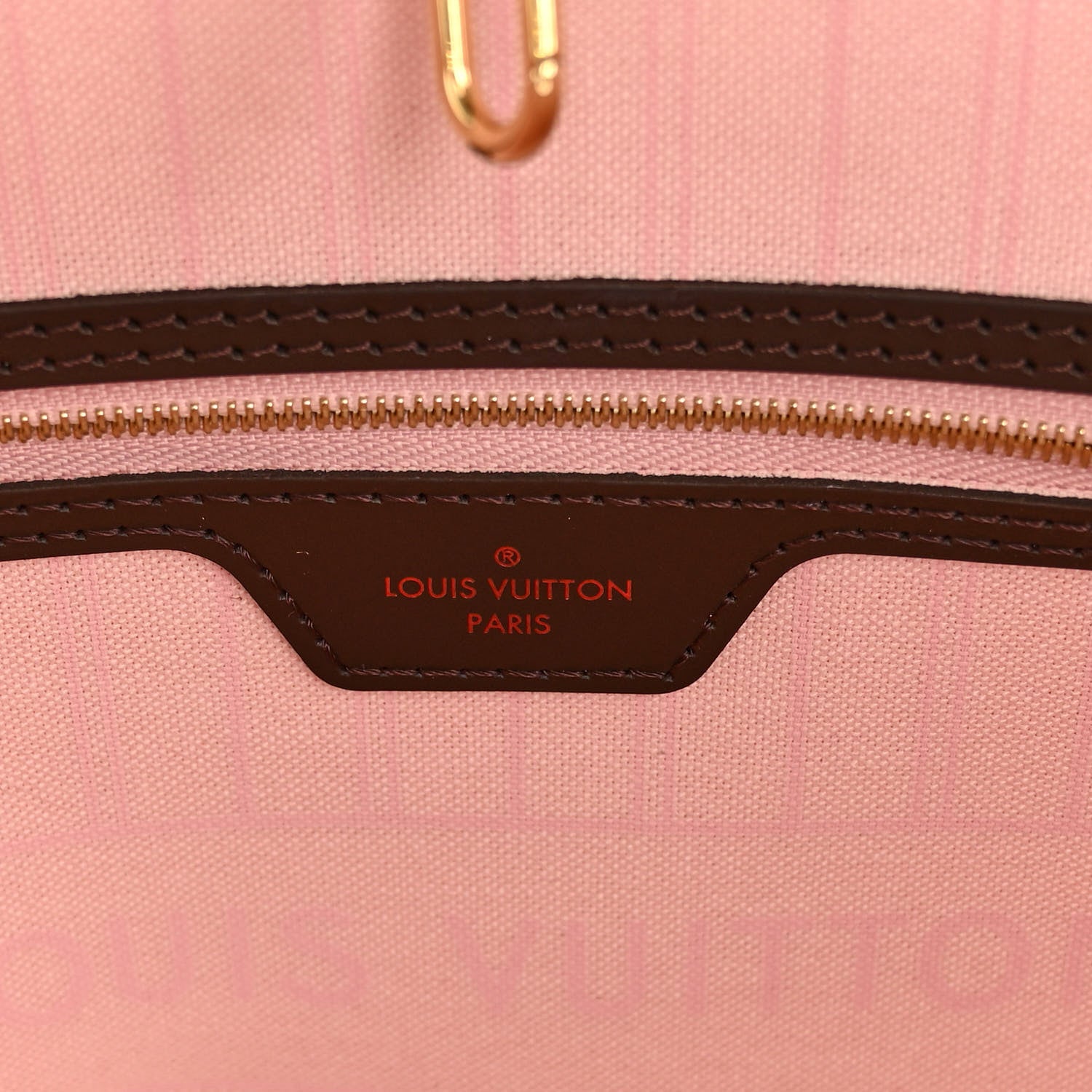 Louis Vuitton Damier Ebene Neo Neverfull MM Rose Ballerine 7 of 12