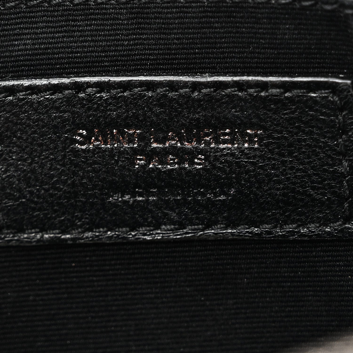 Saint Laurent Calfskin Matelasse Monogram Monochrome Lou Camera Bag Black 6 of 10