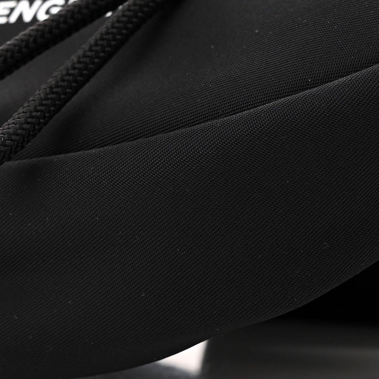 Econyl Logo Print Small Cannon Bum Bag Black