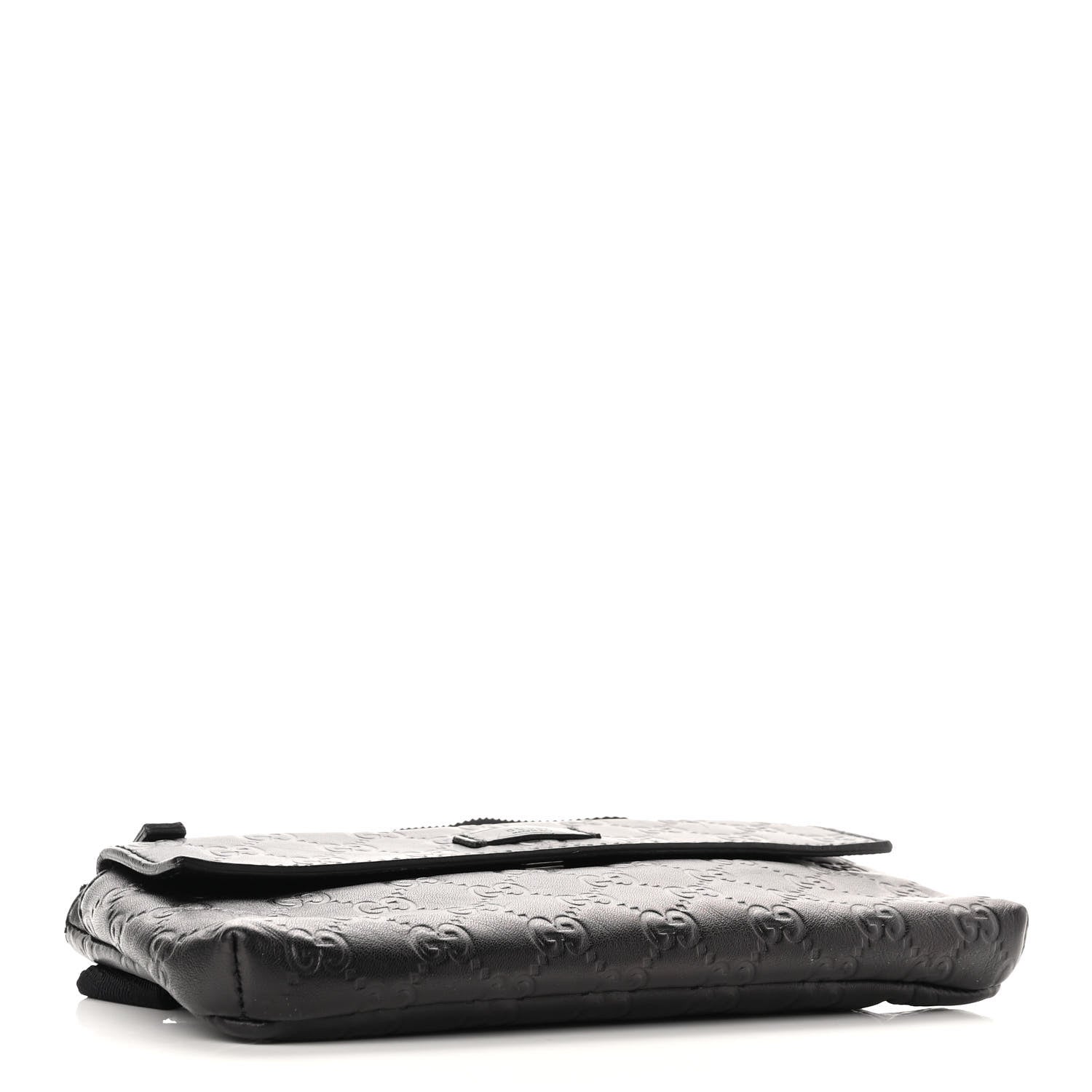 Gucci Guccissima Waist Belt Bag Black 4 of 10