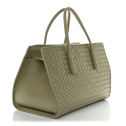 Bottega Veneta Nappa Intrecciato Small Barbara Tote Travertine 4 of 10