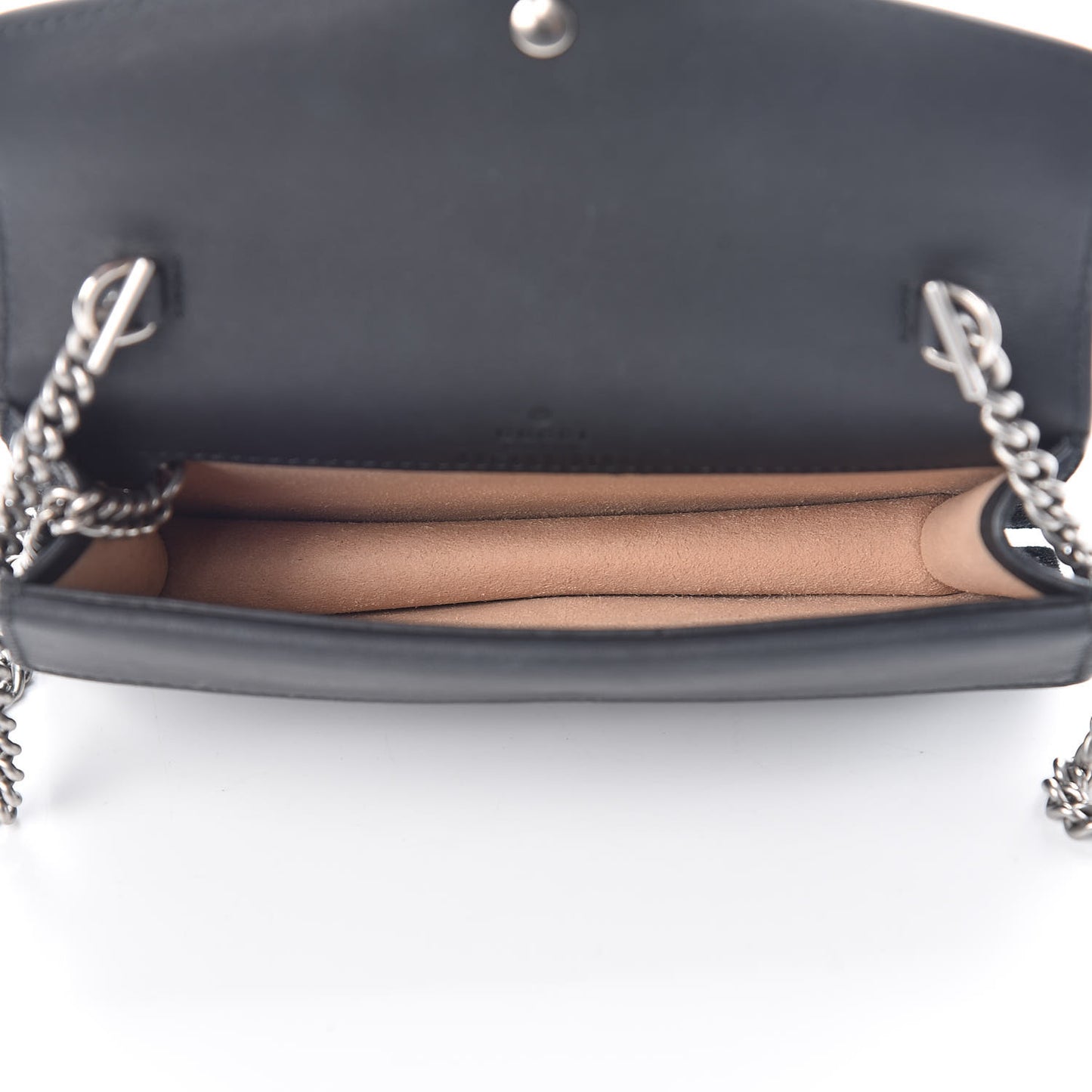 Suede Super Mini Dionysus Shoulder Bag Black