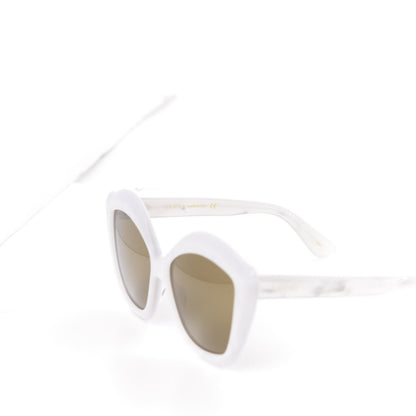 Gucci Cat Eye GG0117S Sunglasses White 5 of 9