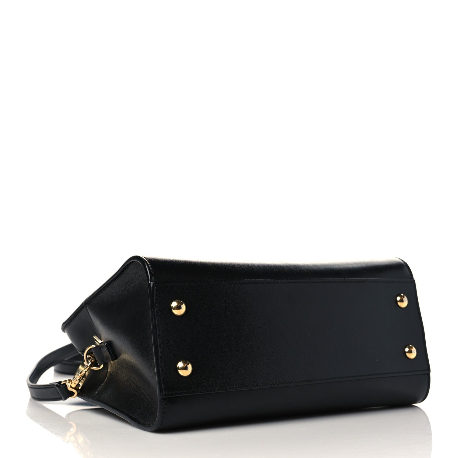 Saint Laurent Calfskin Monogram Baby Cabas Black 4 of 7