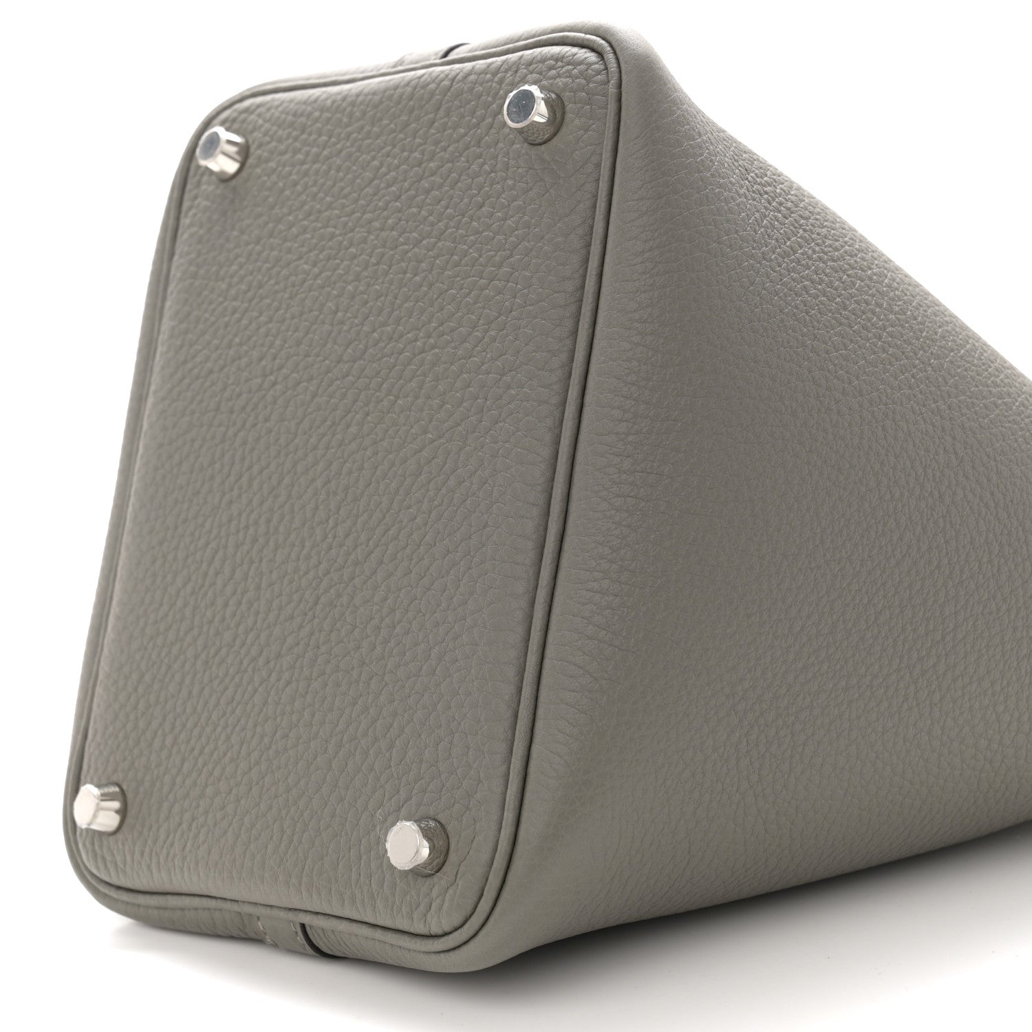 Hermes Taurillon Clemence Picotin Lock 18 PM Gris Meyer 10 of 11