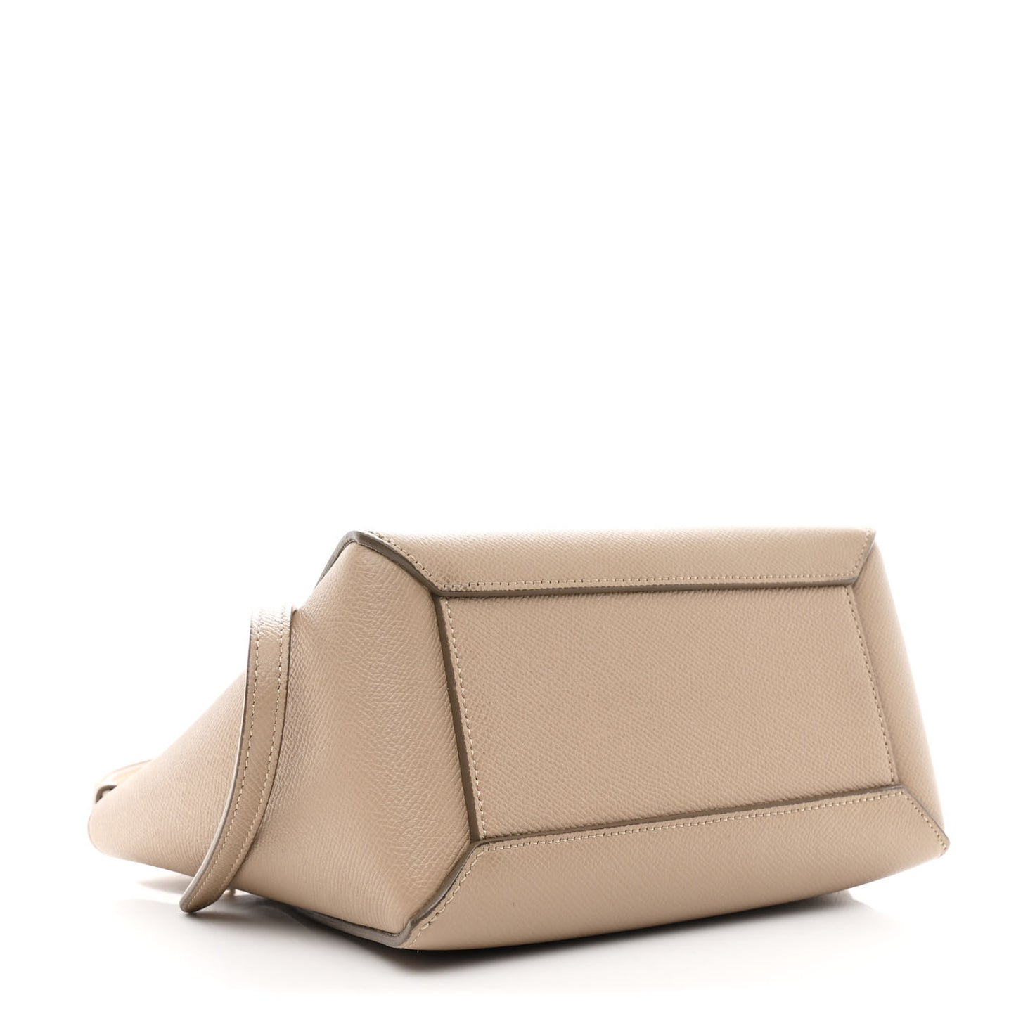 Grained Calfskin Nano Belt Bag Light Taupe