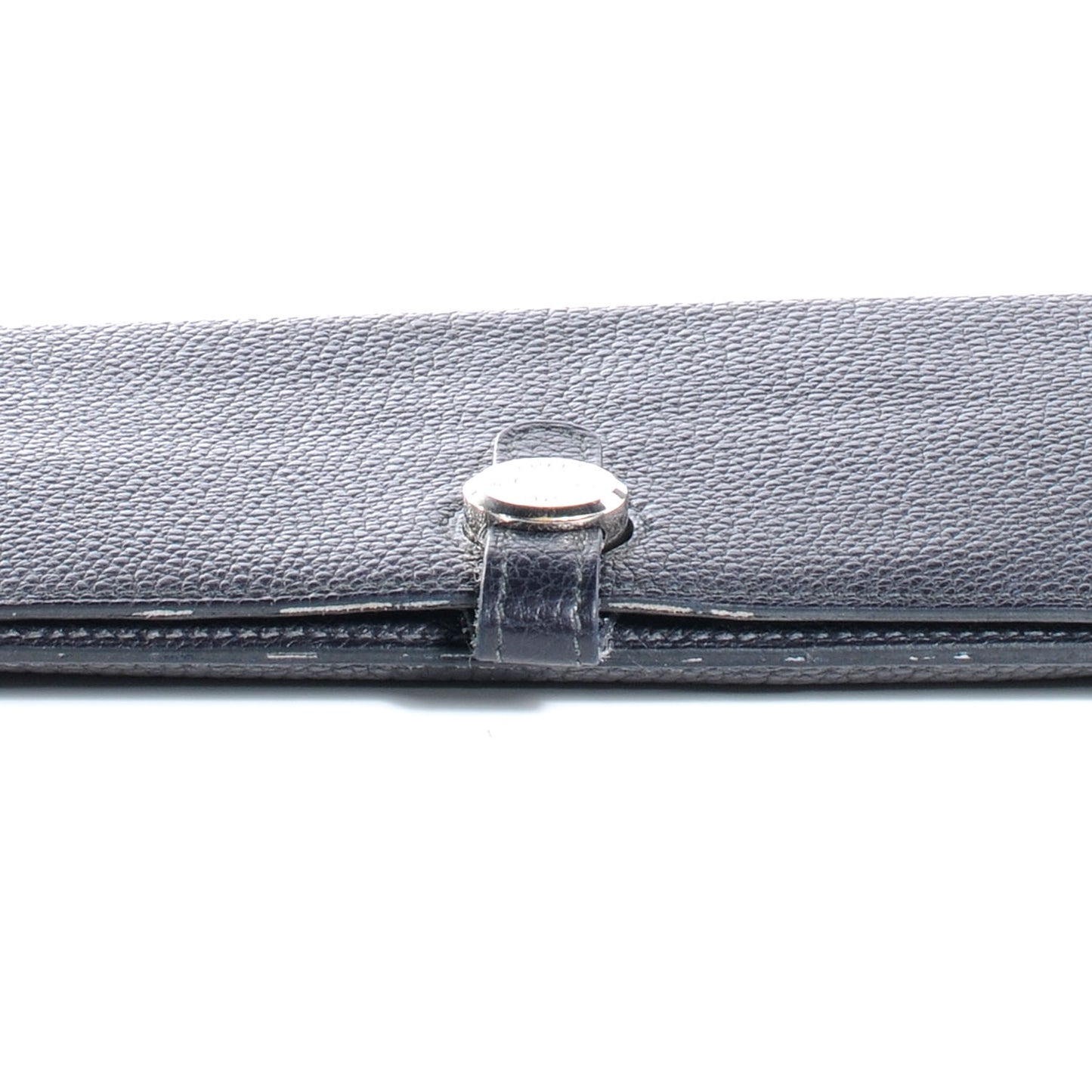 Togo Dogon Long Wallet Noir Navy
