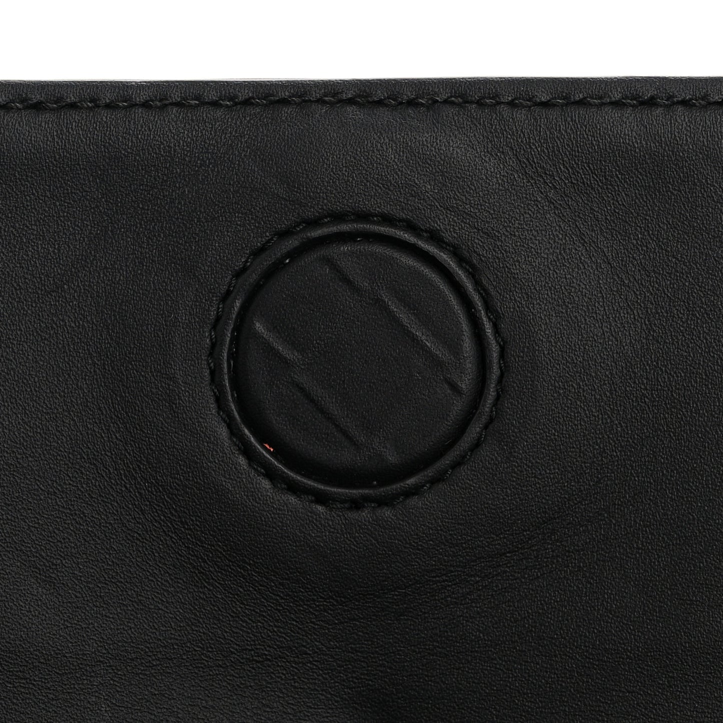 Nappa Intrecciato Flap Pouch Black