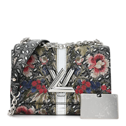 Louis Vuitton Calfskin Printed Twist Shoulder Bag MM Multicolor 1 of 9