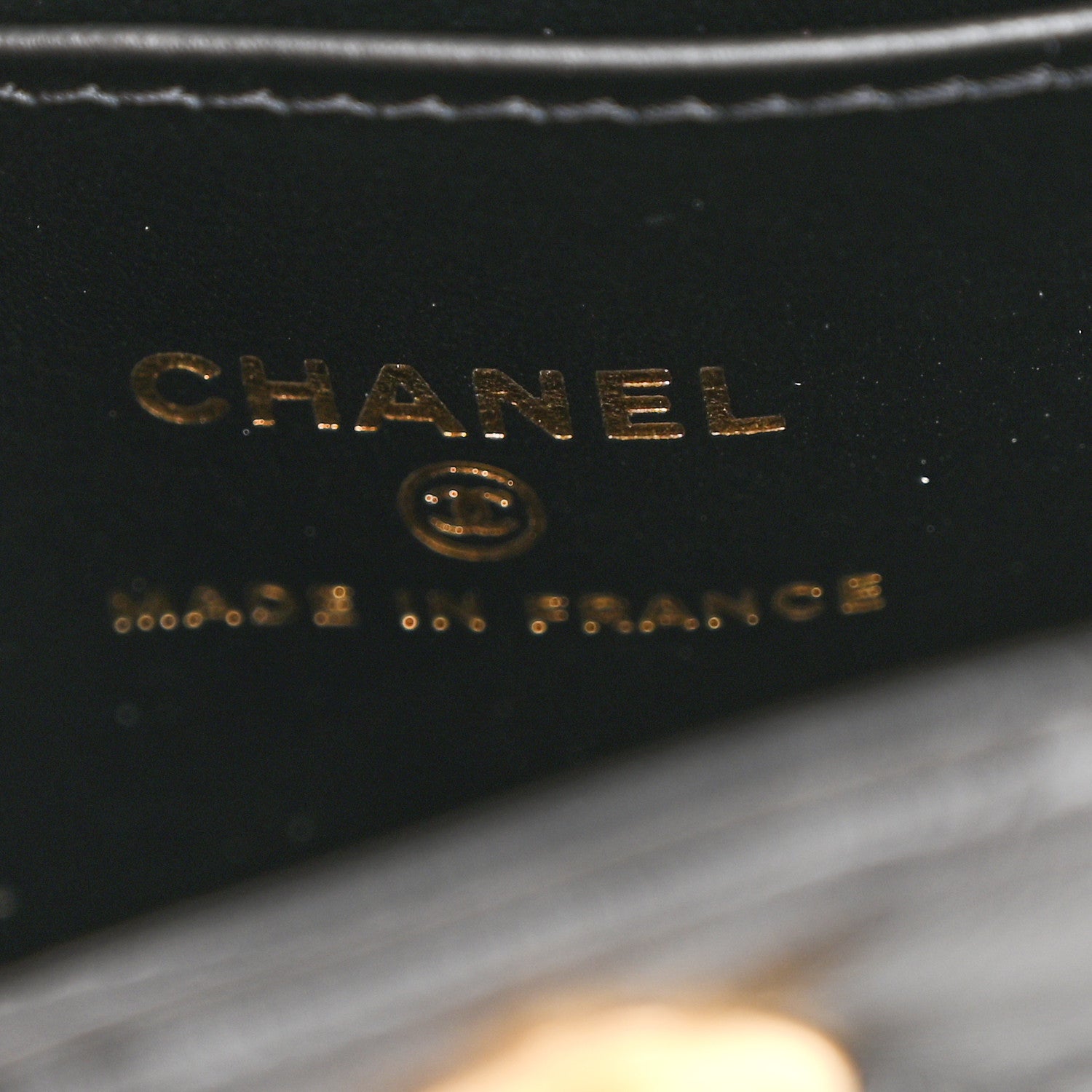 Chanel Shiny Aged Calfskin Quilted Mini Nano Kelly Shopper Black 6 of 11