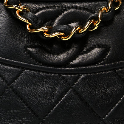 Chanel Lambskin Quilted Tassel Camera Case Black 7 of 9