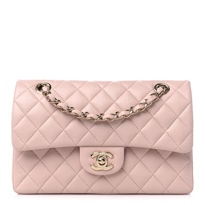 Chanel Caviar Quilted Small Double Flap Light Pink 1 of 9
