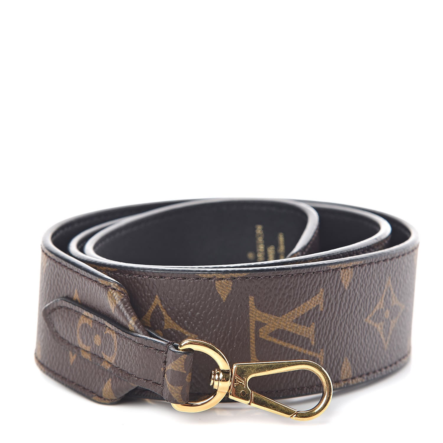 Louis Vuitton Monogram Bandouliere Shoulder Strap Black 1 of 3