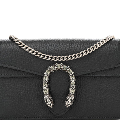Gucci Calfskin Super Mini Dionysus Shoulder Bag Black 8 of 11
