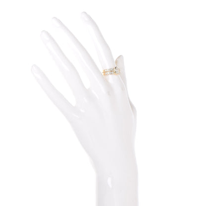 Cartier 18K Yellow Gold Diamond Marquise Band Ring 52 6 2 of 8