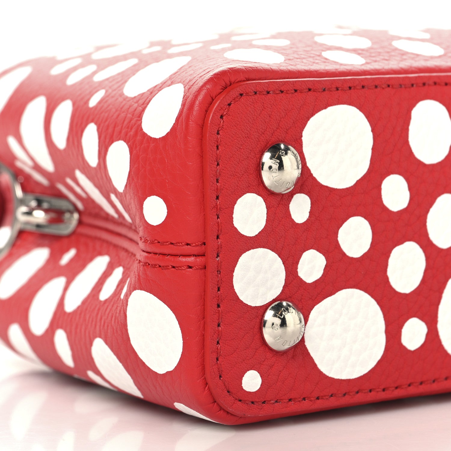 Louis Vuitton LV X YK Taurillon Capucines Mini Red White 8 of 10