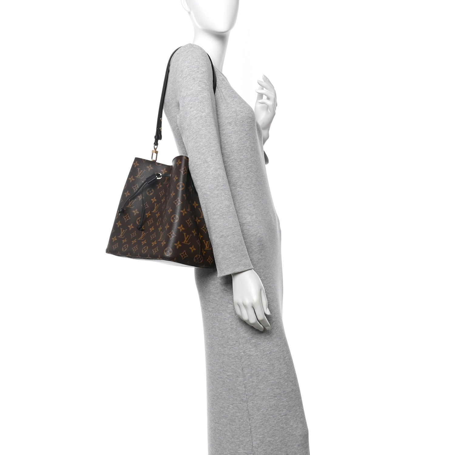 Louis Vuitton Monogram Neonoe MM Black 2 of 11