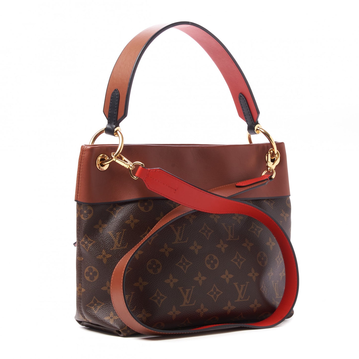 Monogram Tuileries Besace Caramel Rouge