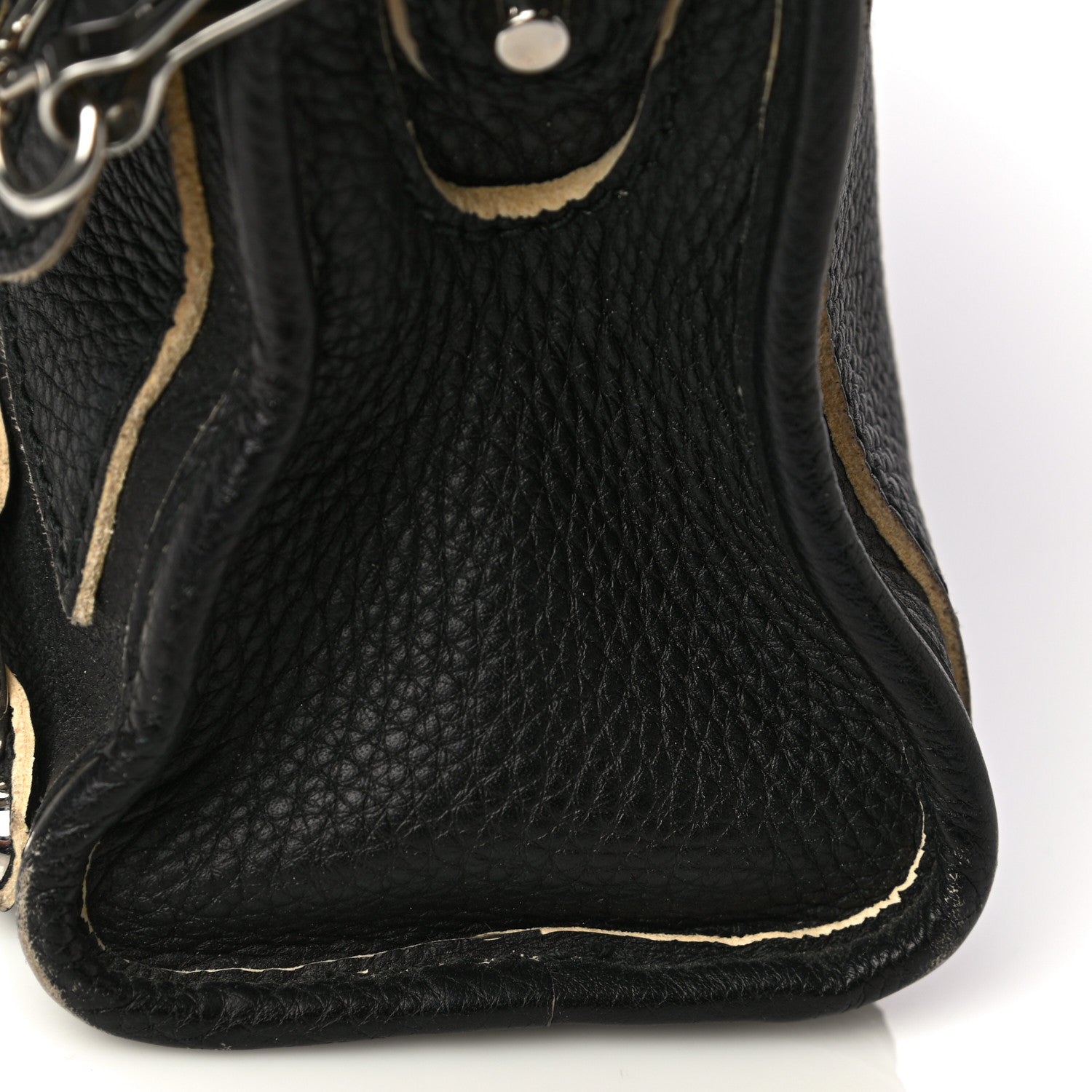 Balenciaga Supple Grained Calfskin Classic Silver Hardware Highlight Mini City Black 14 of 20